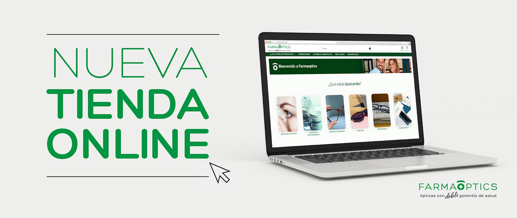 ¡FARMAOPTICS transforma la compra en línea! Una experiencia más rápida y sencilla para sus asociados.